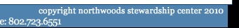 northwoods stewardship copyright